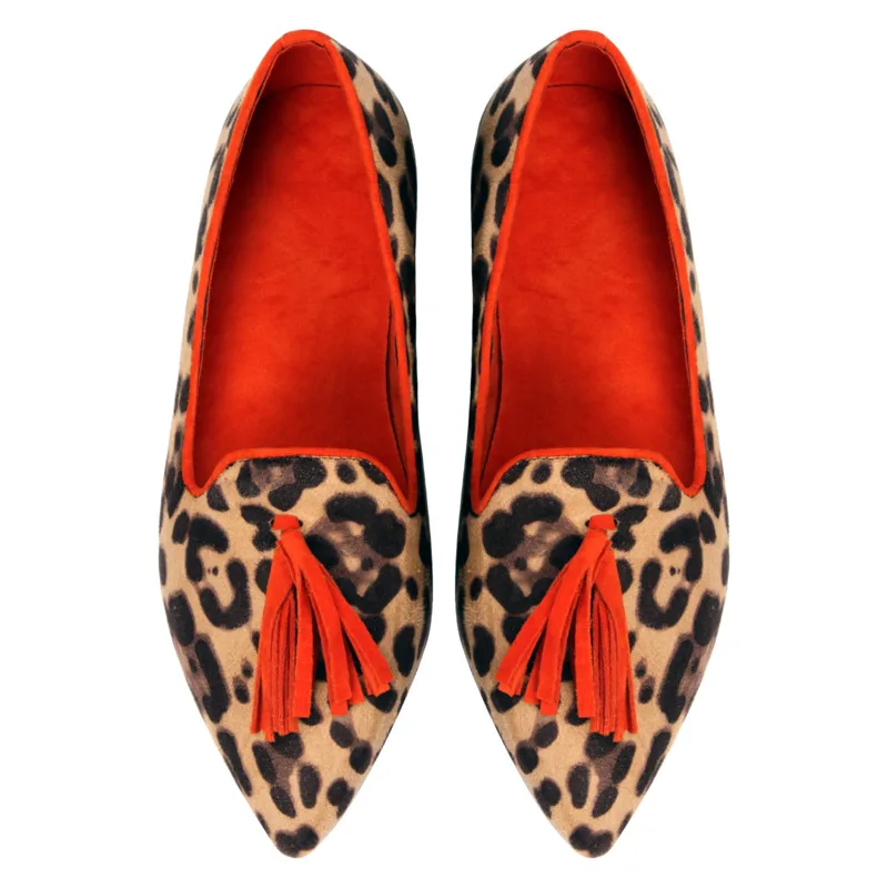 

Туфли женские на плоской подошве, Удобная лаконичная повседневная обувь с острым носком, с бахромой, для отдыха, весна-лето