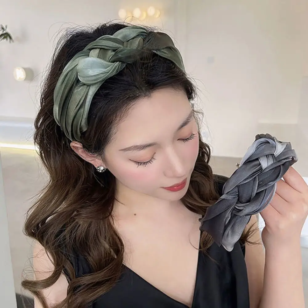 

Makeup Female Headwear Girls Wash Face Headdress Korean Style Headband Hair Accessories Women Headband Twisted Braid Hair Hoop