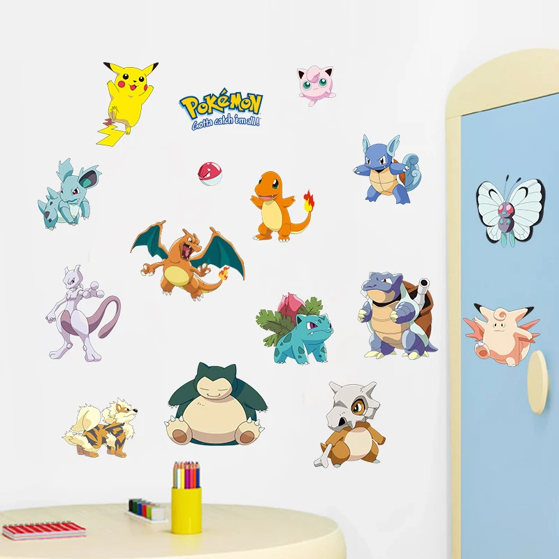

Sticker Anime Cartoon Kawaii Waterproof Sticker Kids Room PVC Decal Home Decoration