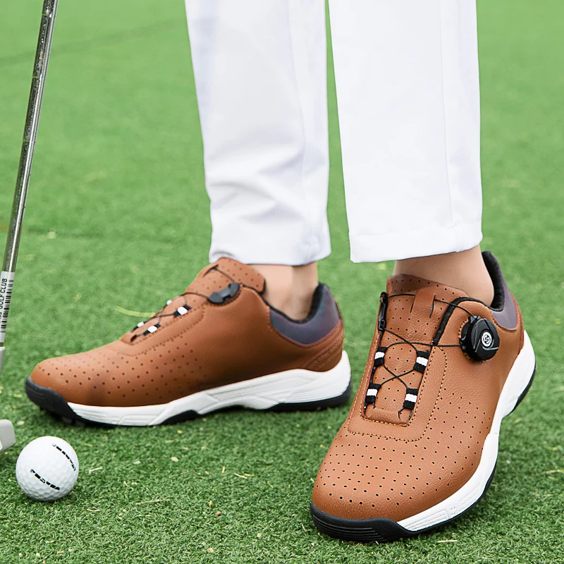 New Men's and Women's Golf Shoes Outdoor Casual Sports Shoes Men's Non Slip Golf Shoes Professional Golf Player Training Shoes