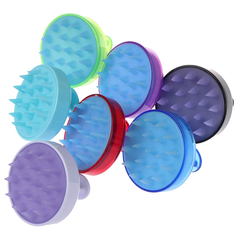 

1Pc New Practical Silicone Scalp Shampoo Shower Washing Hair Massage Massager Brush Comb