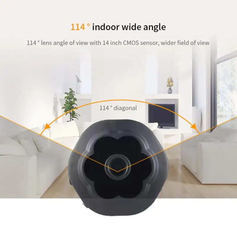 

Smart Camera Night Vision 1080p Mini Camera Remote Monitoring 1100mah Surveillance Camera Camera Wireless Wifi Camera