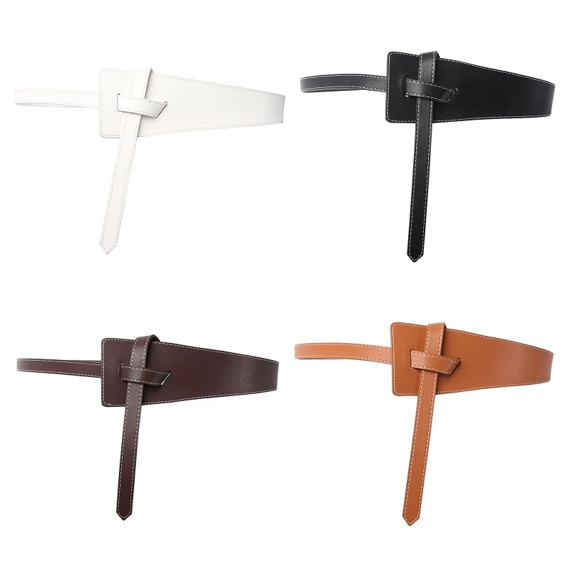 

Corset PU Leather Cummerbunds Belts for Women Banquet Adjustable Tight High Waist Slimming Body Shaping Girdle Drop Shipping