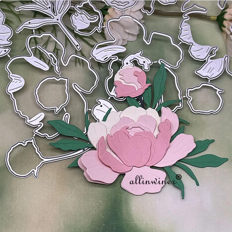 

Шаблон для высечки цветов и листьев