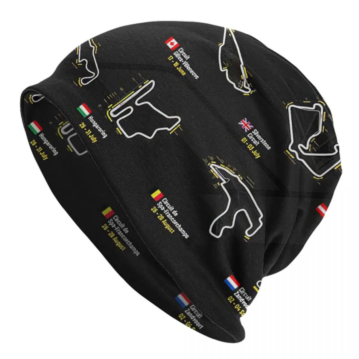 

F1 Circuits 2022 Adult Knit Hat Pullover Cap Comfortable Adult Men's Woman Knit Hat