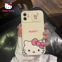hello kitty for iphone 13 13 pro 13 pro max 12 12 pro 12 pro max sliding window case for iphone 11 pro max x xs xr 7 8 plus case