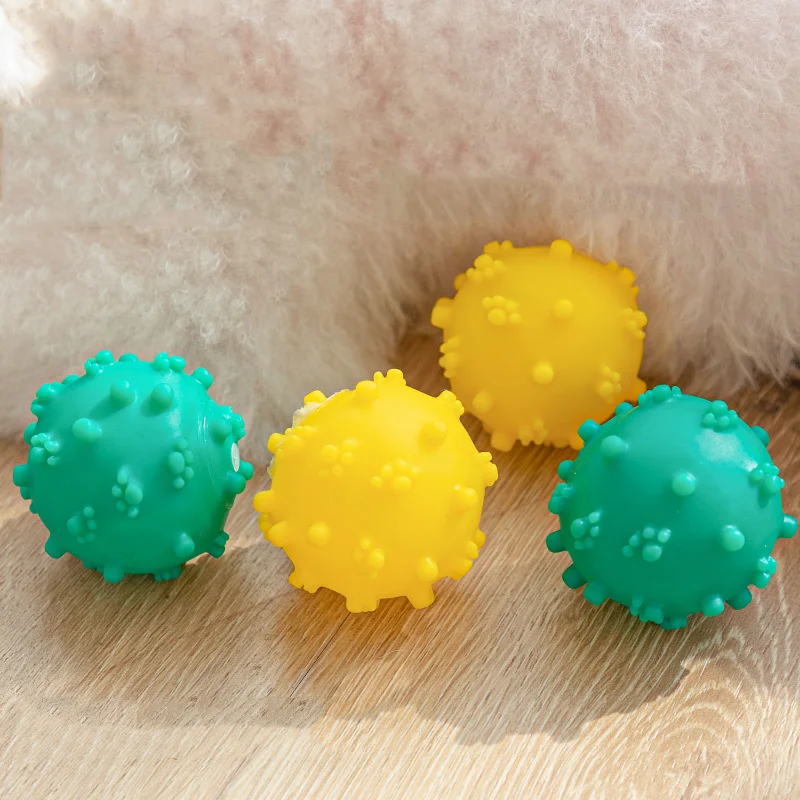 For Dogs Cats Soft Chew Sound Interactive Puppy Ball Toy Wholesale