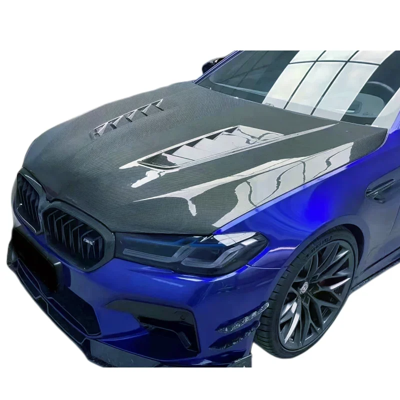 Для 2017-2022 G30 G38 550i 520i комплект кузова капота из углеродного волокна передняя