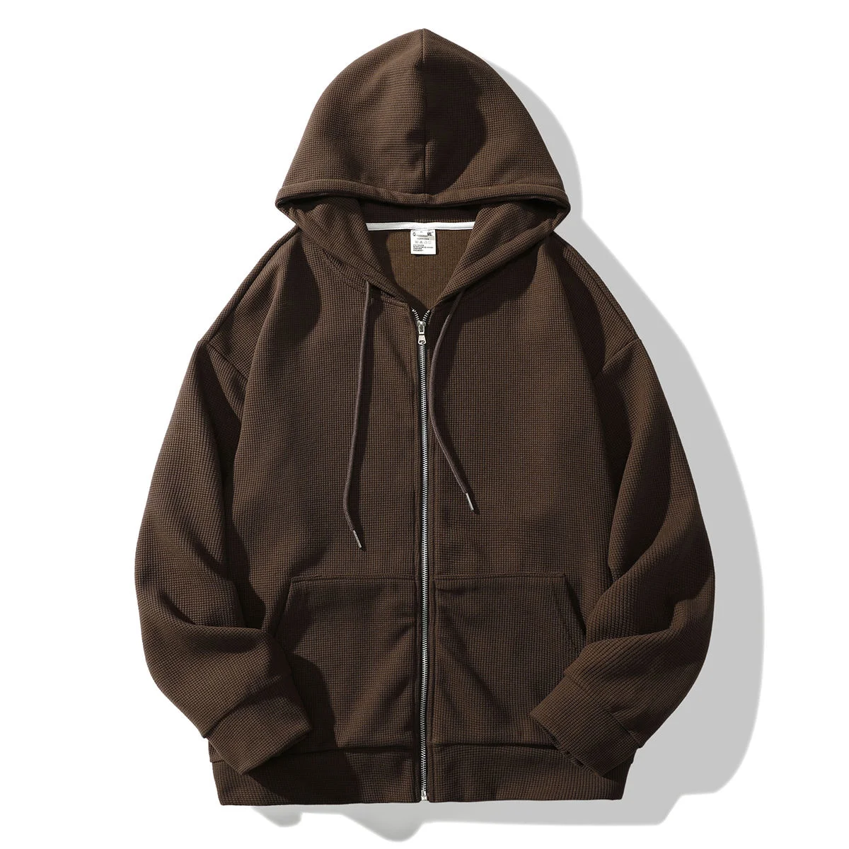 

Худи женское однотонное с капюшоном, на молнии, 5XL