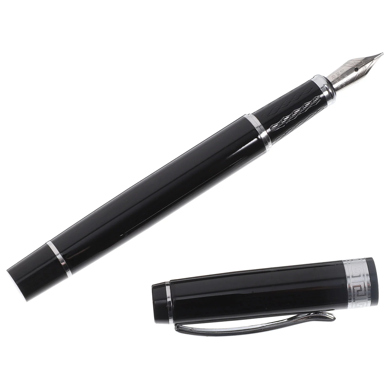 

Pen Writing Fountain Signature Calligraphy Stationery Students Ink Practice Office Refillable Smooth Pens Metal Ballpointsupply