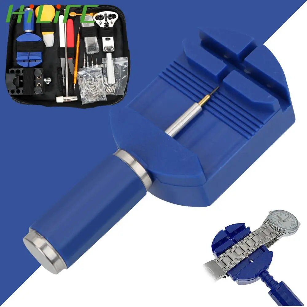 

HILIFE Watch Repair tool Kit Watch Link Pin Remover Horlogemaker Case Opener Spring Bar Remover 147pcs/set Hand Tools Set