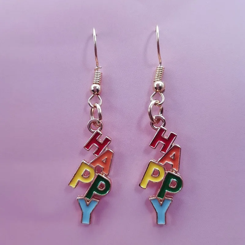 Эмалированные серьги-подвески в стиле аниме Сейлор Мун