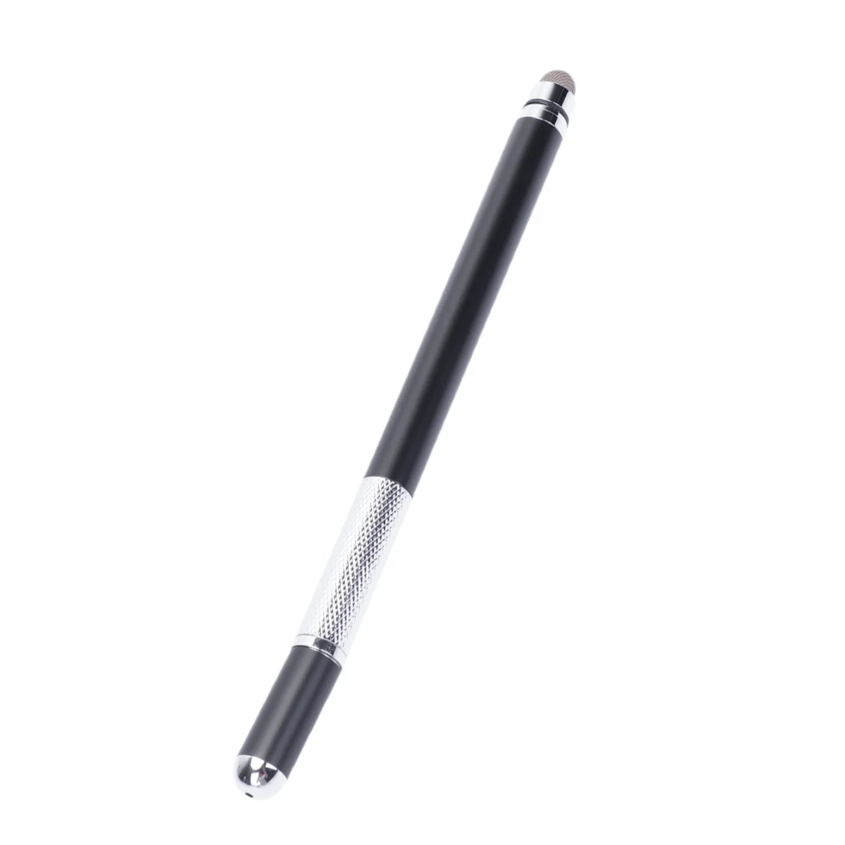 

Universal Double End Capacitive Metal Stylus Pen Metal Touch Screen Disc Phones Pens for Tablets Handwriting Laptops (Black)
