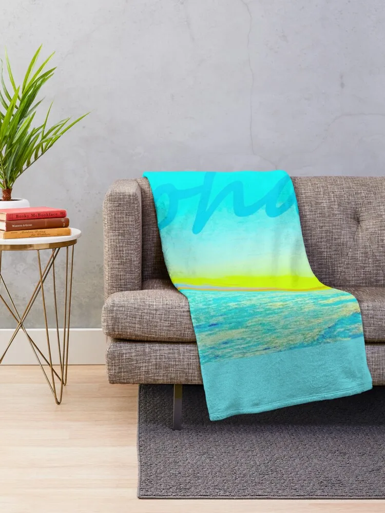 Leahi Park Sunset Aloha (Zoom) пледы тонкие мягкие плюшевые клетчатые красивые одеяла на