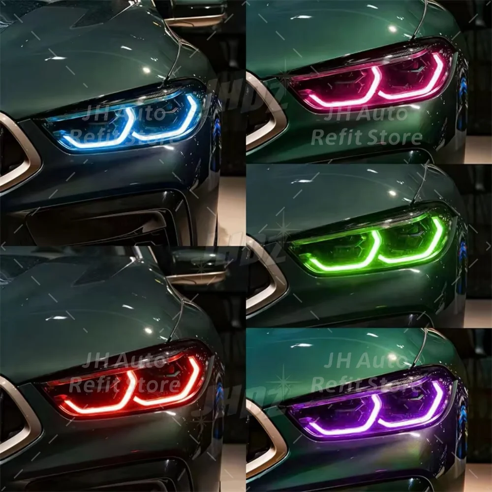 Для BMW 8 серии G14 G15 G16 M8 F91 F92 F93 840i: Желтые, синие, красные светодиодные платы Angel Eyes DRL для фар, чипы для дневных ходовых огней (art.: 3920da77f2d5b) - 3920da77f2d5b