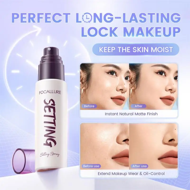 

FOCALLURE Hydrating Long-lasting Setting Spray Moisturizing Lightweight Oil Control Natural Face Foundation Makeup Cosmetics NEW
