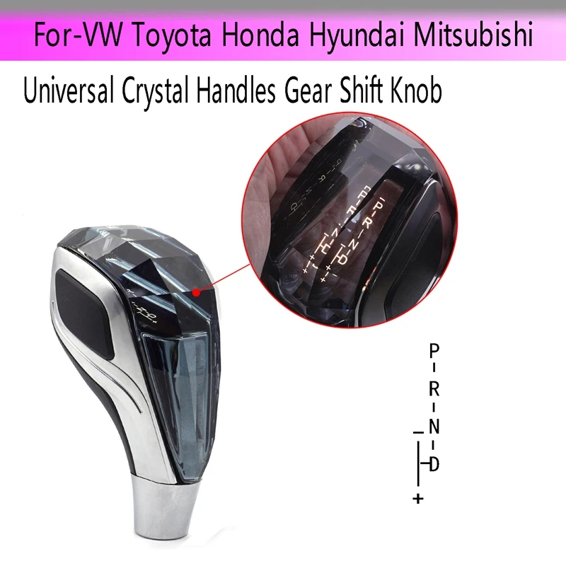 

Автомобильные универсальные Хрустальные Ручки, флейта для Toyota Honda Hyundai Mitsubishi