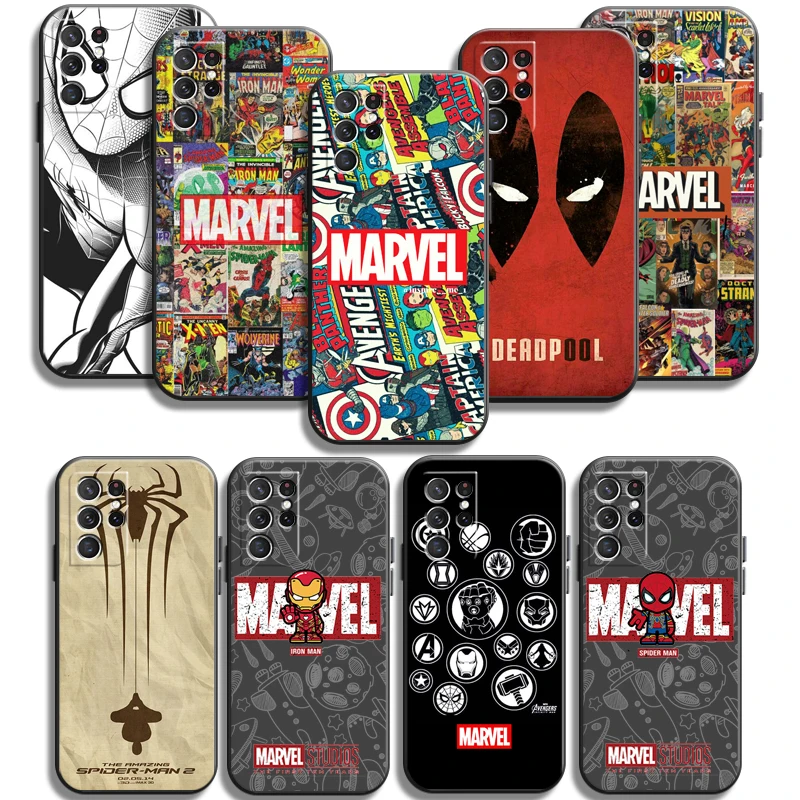 

Marvel Iron Man Spiderman Soft TPU Back Cover Funda Coque
