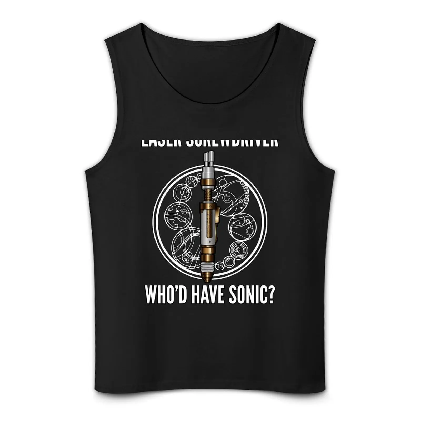 Лазерная отвертка. Кто есть Соник? Майка без рукавов мужская футболка спортивная