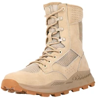 outdoor desert sport boots spring and summer mens breathable combat training high top hiking lightweight hiking combat boots