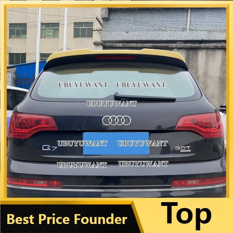 

For Audi Q7 2007 2008 2009 2010-2015 High Quality ABS Material Glossy Black Rear Spoiler Wing Trunk Lid Cover Car Styling