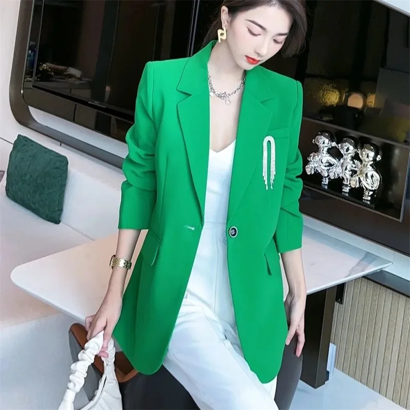 2022 весенне-осенний костюм куртка в стиле Ins и западном со скидкой возраста