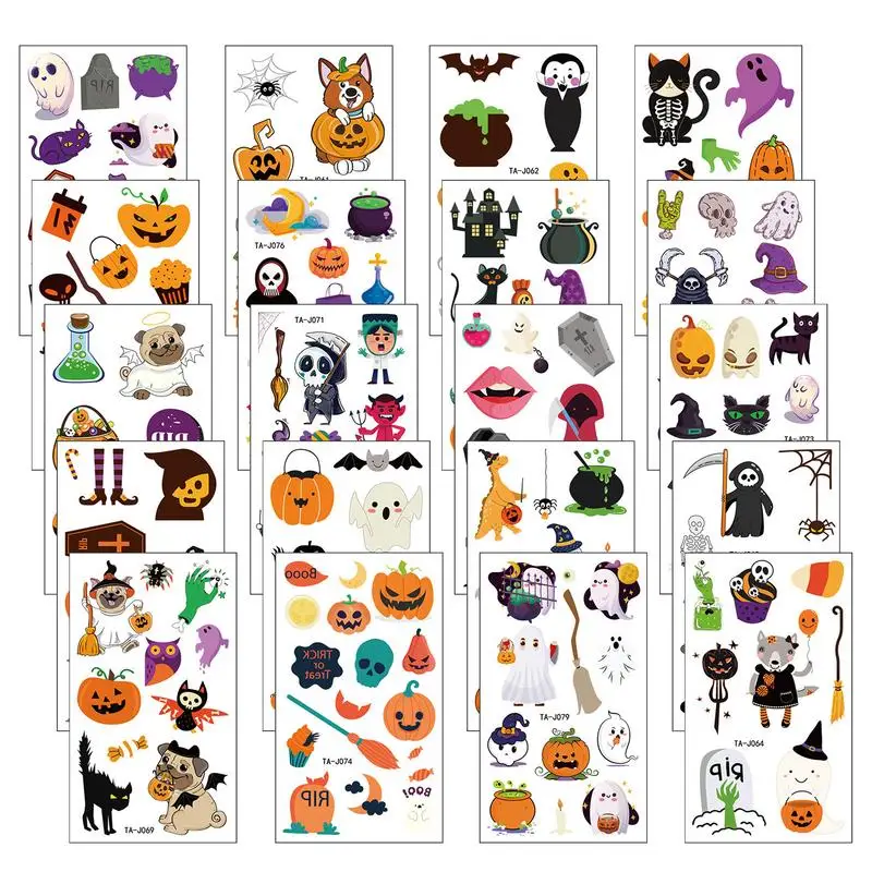 

Halloween Stickers For Water Bottles Cute Halloween Face Stickers Day Of The Dead Stickers Various Designs Good Waterproof
