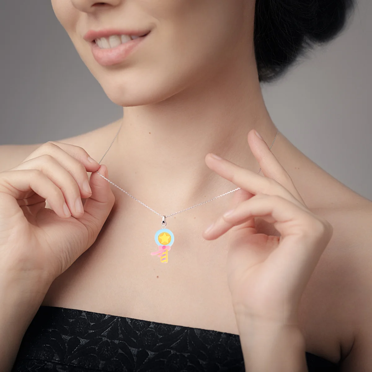 

17pcs Pendant Charms Kids Bracelets Charms Rainbow Earring Pendant Handbag Charms Jewelry Making Accessories for Necklace