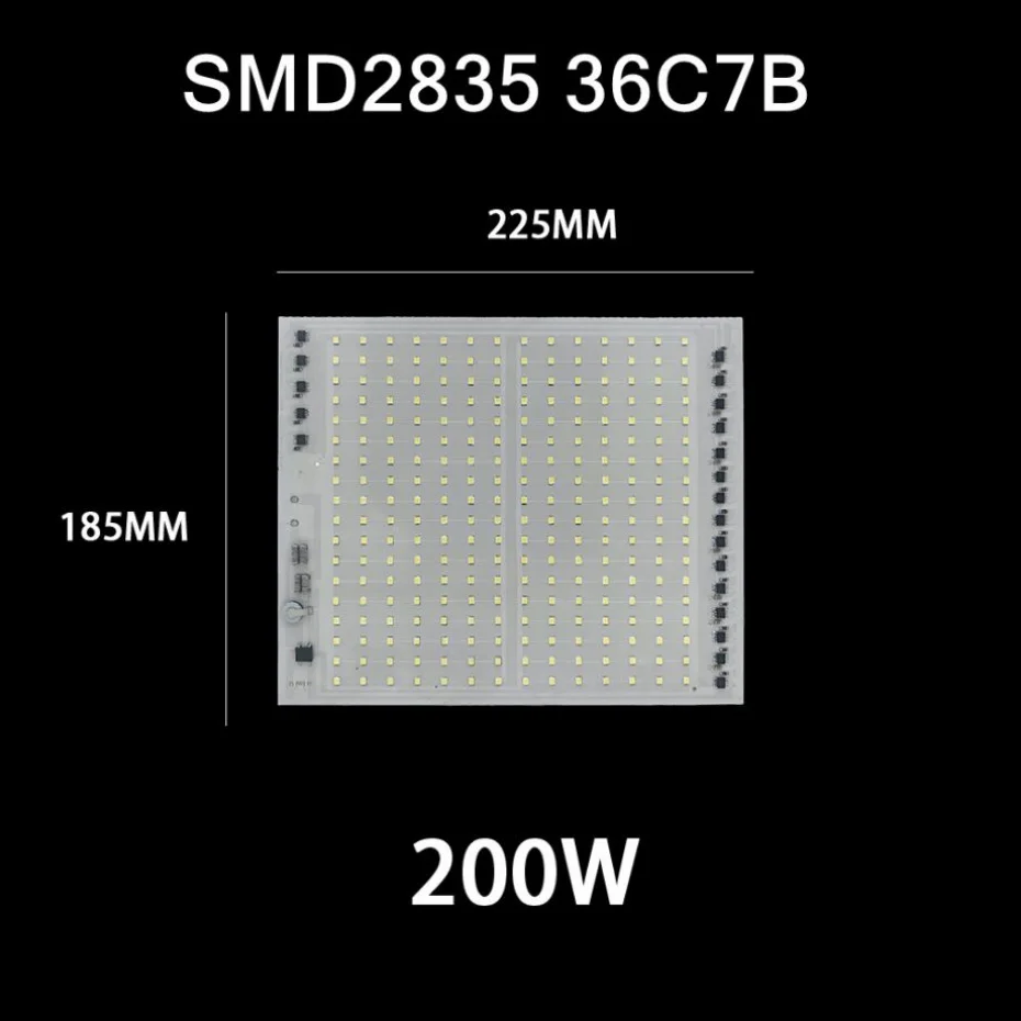 

UooKzz SMD2835 LED Chip 10-200Вт AC220V для наружного прожектора