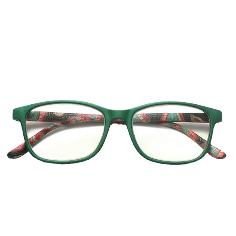 

Fashion Vintage Anti Blue Light Blocking Reading Glasses Women Female Print Flower Legs Eyewear Computer Presbyopic Eyeglasses