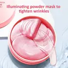 Коллагеновая Золотая маска для глаз, морские водоросли, красные водоросли, гиалуроновая кислота, увлажняющие, против морщин, темных кругов и мешков под глазами, патчи для ухода за кожей