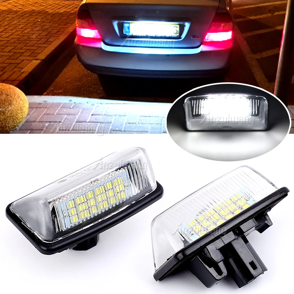 

For Toyota Corolla E11 Crown S180 Starlet EP91 Vios Previa ACR50 GSR50 Car Rear Canbus LED license plate light number plate lamp