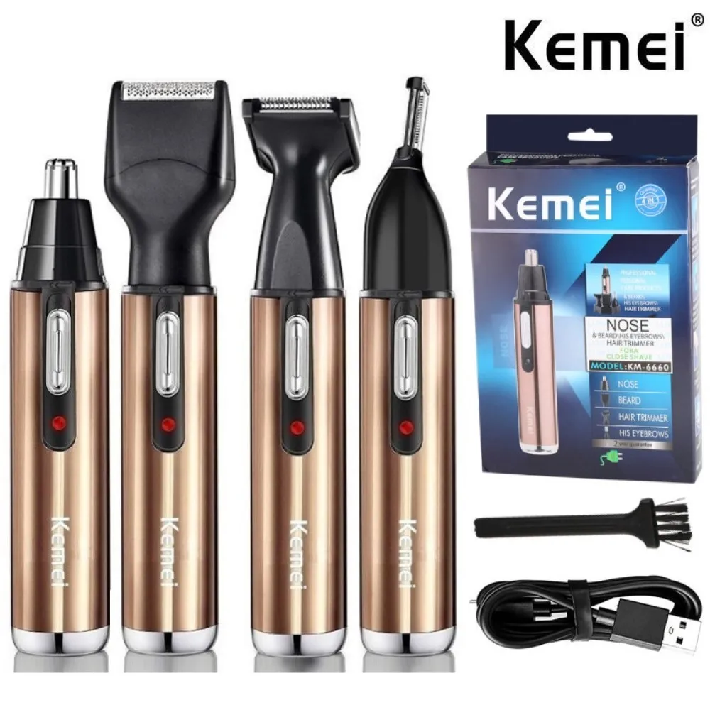 Kemei All in one rechargeable nose trimmer beard trimer for 