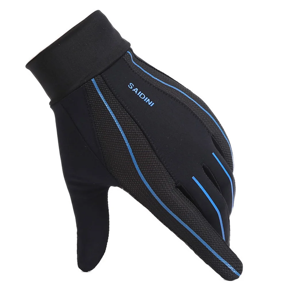 

Men Touchscreen Cycling Gloves Breathable Silicone Anti-slip Full Finger Mountain Road Bike Gloves Mountain Bike Gear