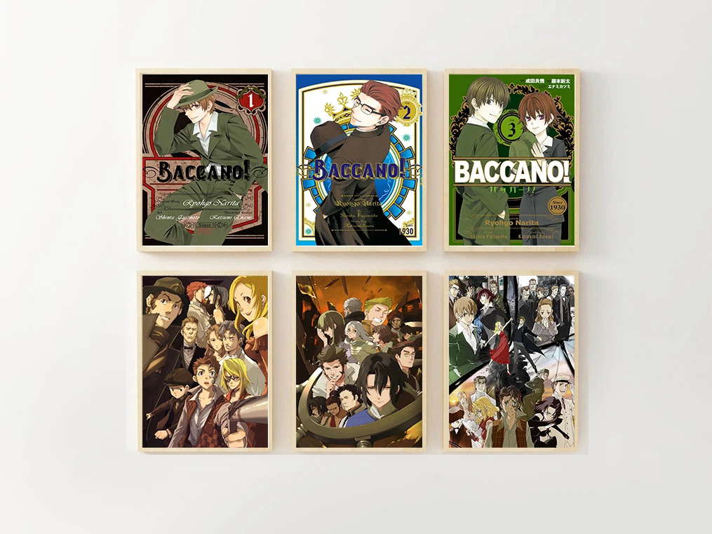 

Бакано! Плакат аниме плакат холст psoter подарок без рамки плакат