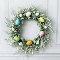 easter egg flower ring day shopping mall window layout simulation home decoration garland ornaments