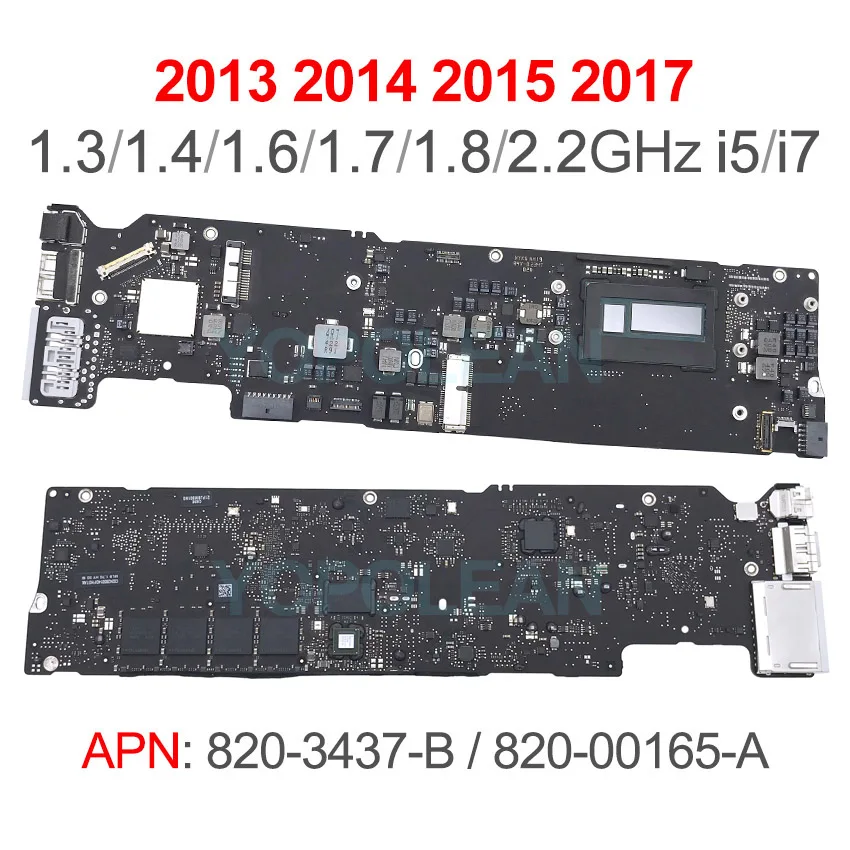 Протестированная материнская плата A1466 для MacBook Air 13 &quotA1369 со шнуром i5 i7 4 ГБ 8 16 2010
