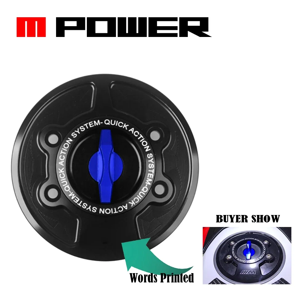 

Для BMW S1000RR S1000R HP4 M1000RR 2009-2024 2019 2023, быстросъемные крышки топливного бака мотоцикла с ЧПУ без ключа, крышка бензобака