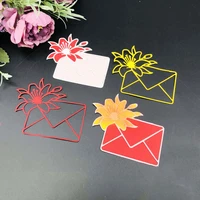 envelope flower 2022 new arrivals cutting dies metal scrapbooking decoration embossed photo album card handicrafts
