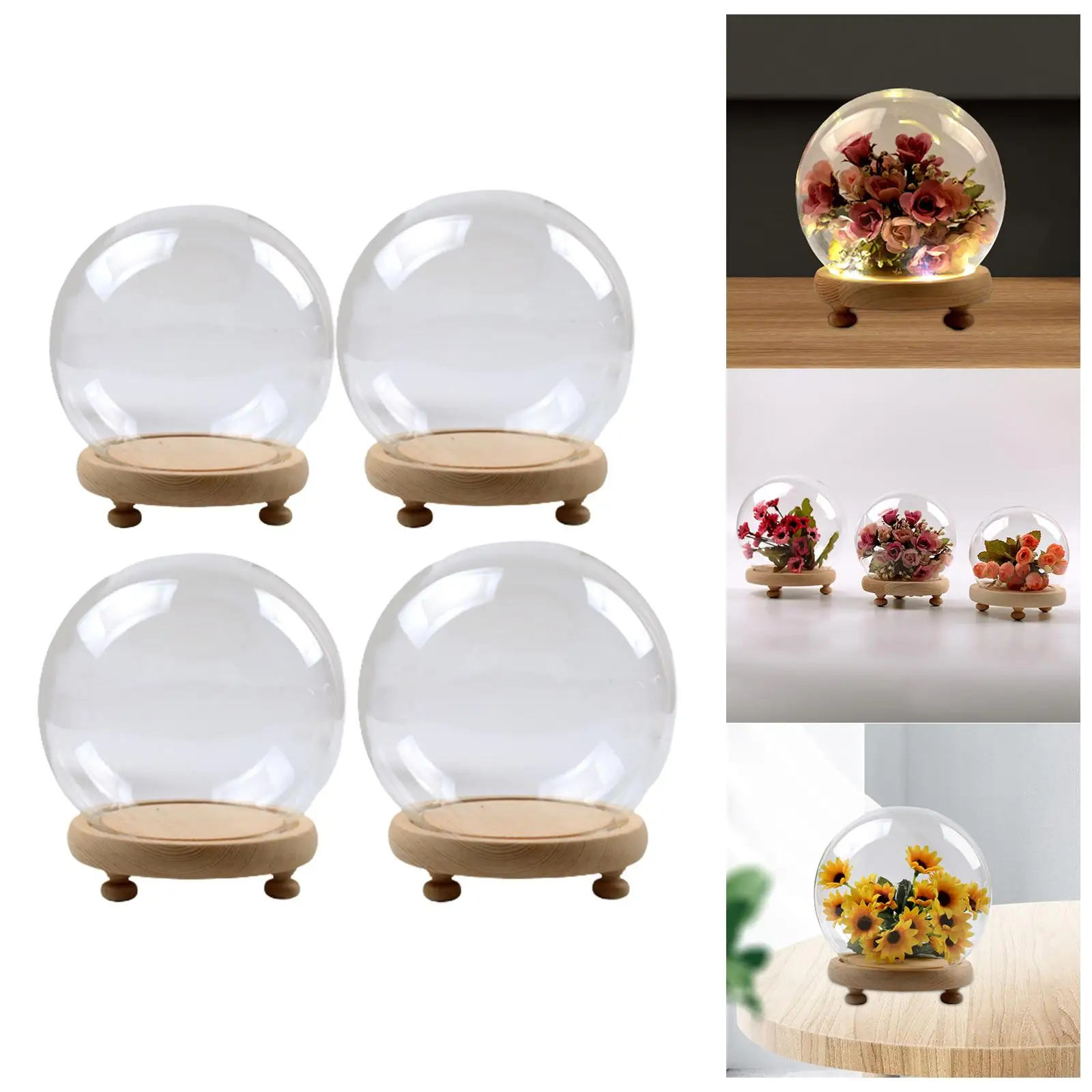 Купол дисплея с деревянной основой поделки подарки на день рождения товары для