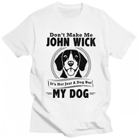 classic men tshirts john wick be kind to animals or ill kill you streetwear mend cotton t shirt casual parabellum dog yee top