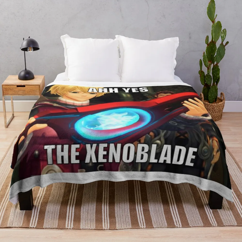 

Ahh yes, The Xenoblade Throw Blanket luxury thicken blanket cotton sofa throw