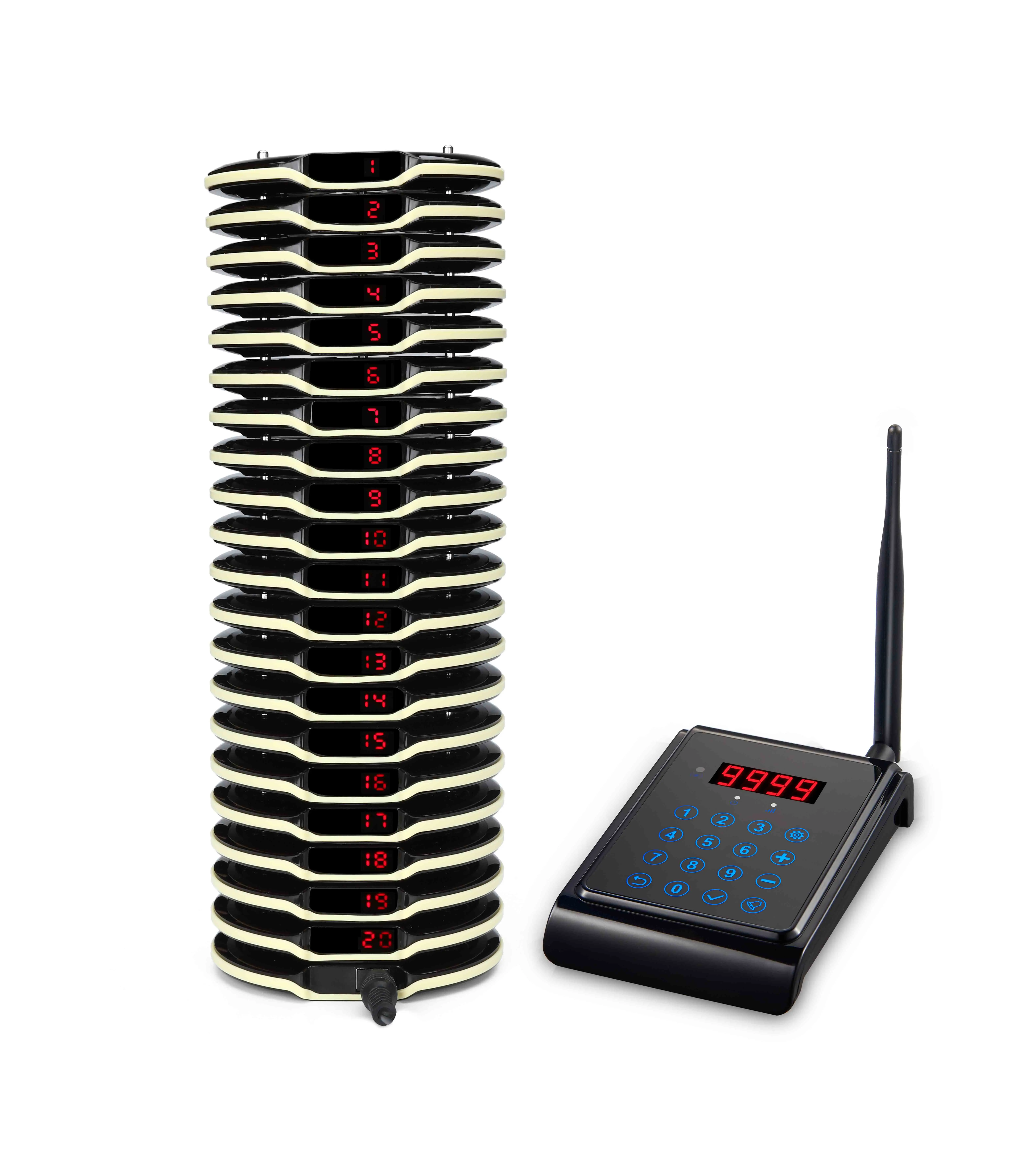 

Restaurant queue management wireless waiter calling guest paging system