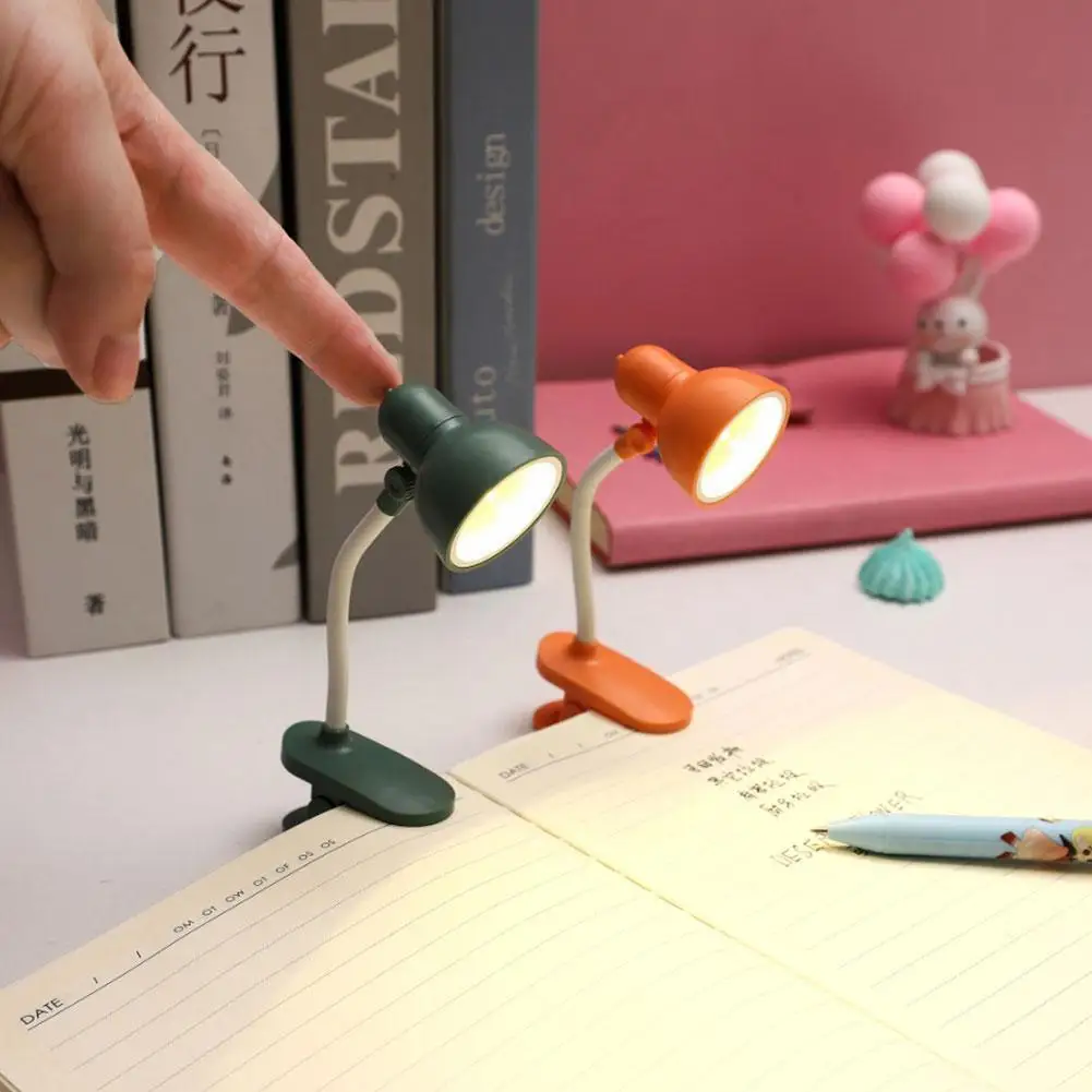 

Mini Foldable Book Light Table Desk Book Reading Lamp for Home Room Computer Notebook Laptop Night Lights Eye Protection M4T3