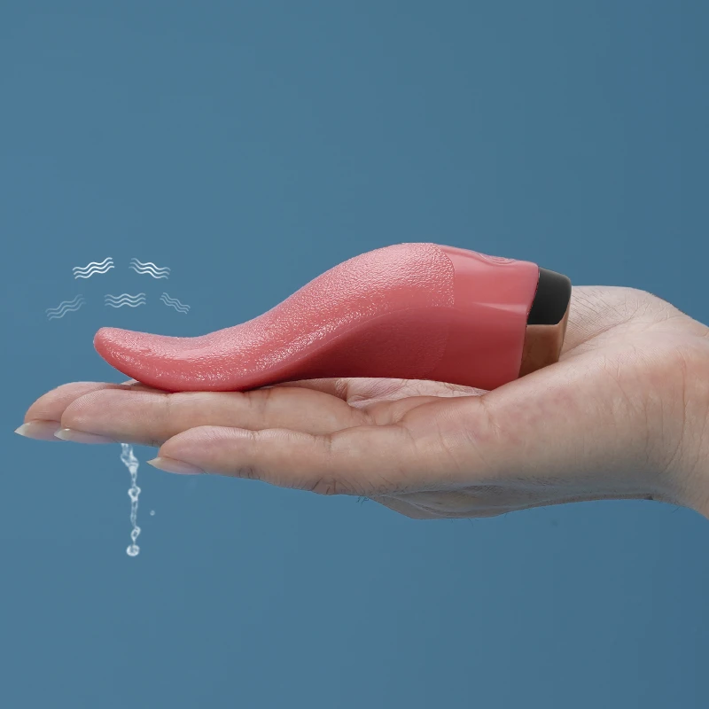 10 режимов Стимулятор точки G клитора имитирующий Язык лижет вибратор сосков