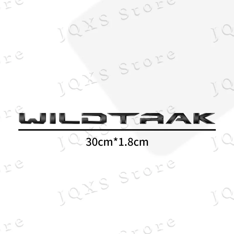 

3D ABS пластиковый автомобильный Стайлинг WILDTRAK Буквенный логотип эмблема задней двери значок на заднюю багажник Наклейка Автомобильные аксессуары
