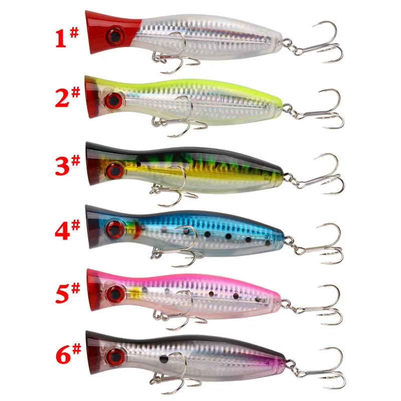 

New Popper Bait 40g Wobbler Fishing Lure Artificial Fake Bait with Hook Bionic Hard Lures Topwater Floating Baits Fishing Tackle