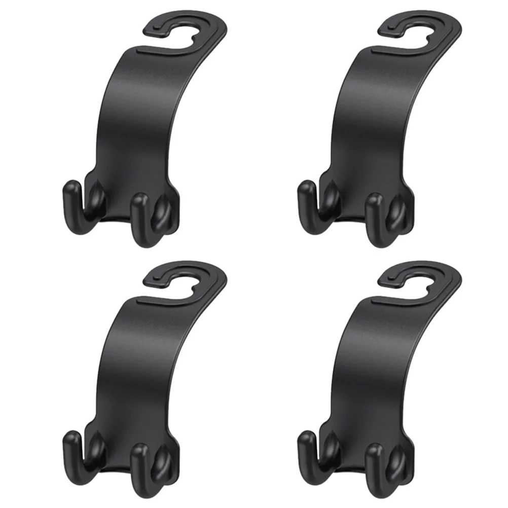 

4 Pcs Headrest Car Item Hook Plastic Coat Hangers Vehicle Abs Multifucntional Hooks