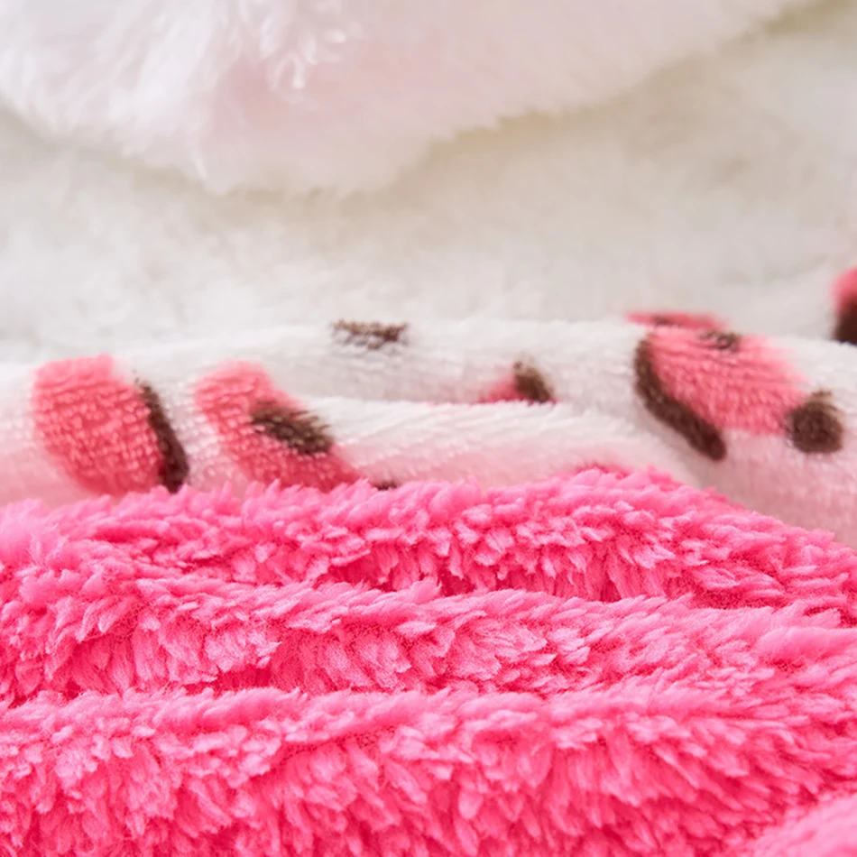 Элегантная плюшевая флисовая верхняя одежда для маленьких девочек с капюшоном