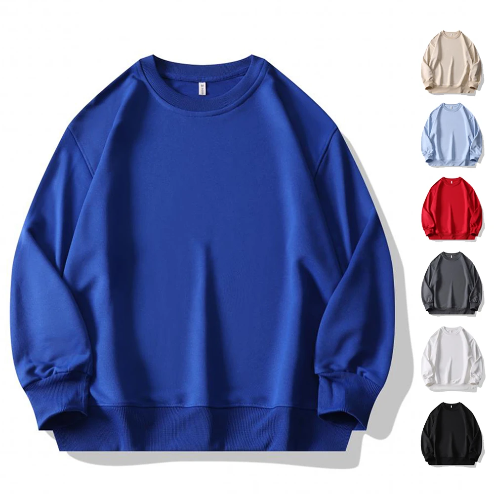 

Plain Crewneck Sweatshirt Unisex Drop Shoulder Crew Neck Sweatshirt Men Sweat Shirts For Men Sudaderas De Hombre Felpe Uomo